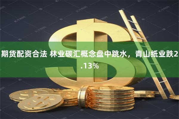 期货配资合法 林业碳汇概念盘中跳水，青山纸业跌2.13%