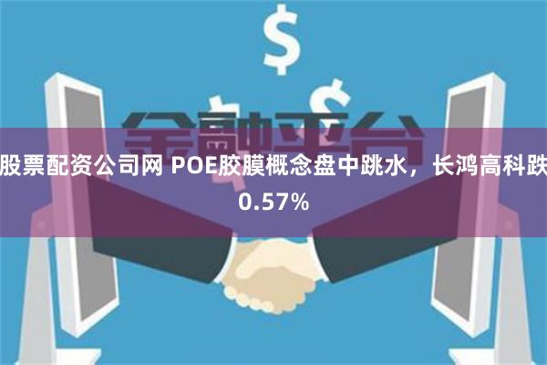 股票配资公司网 POE胶膜概念盘中跳水，长鸿高科跌0.57%