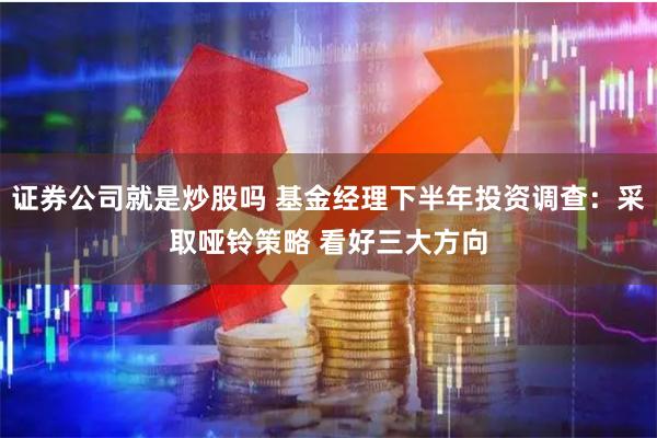 证券公司就是炒股吗 基金经理下半年投资调查：采取哑铃策略 看好三大方向