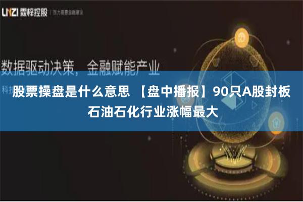 股票操盘是什么意思 【盘中播报】90只A股封板 石油石化行业涨幅最大