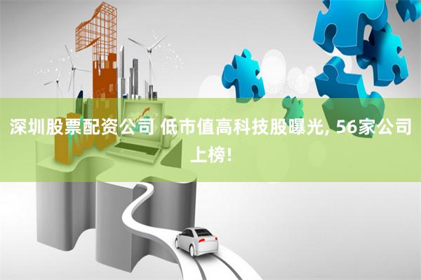 深圳股票配资公司 低市值高科技股曝光, 56家公司上榜!
